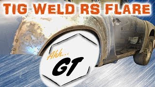 How to Butt Weld a Steel RS Flare  Porsche 911 [upl. by Thornie437]