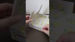 DIY document organizer box  Cardboard and wrapping paper  craft ideas shorts [upl. by Gold]