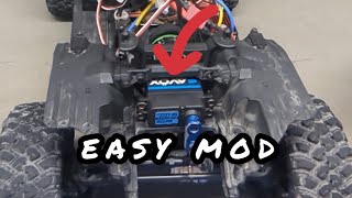 TRX4 steering servo mod [upl. by Lerej]