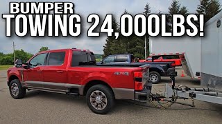 Crazy 2023 Ford F350 Super Duty Bumper Towing 24000lbs [upl. by Benny]