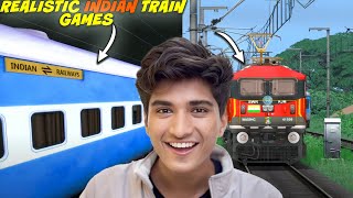 I FOUND MOST REALISTIC TRAIN GAMES on PLAYSTORE [upl. by Llenhoj]