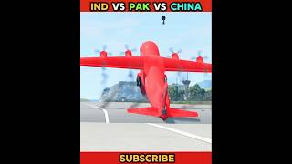 IND vs Pak😡 vs China unbelievable Planes challenge accepted shorts beamngdrive BeamngShorts [upl. by Nady]