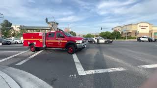 MAJOR LASD escorting AMR with baby not breathing [upl. by Rodmann152]