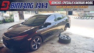 HONDA CIVIC 2017  SERVICE KAKI KAKI MOBIL  BENGKEL KAKI KAKI MOBIL  KAKI KAKI MOBIL BUNYI [upl. by Yrtua378]