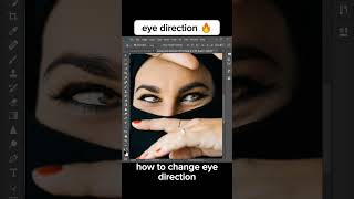 how to change subject eye direction in photoshop shorts [upl. by Firmin]