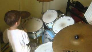 CCR  Have You Ever Seen The Rain  5 Year Old Drummer [upl. by Felice540]