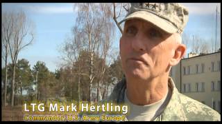 USAREUR Spotlight LTG Hertling on relationship with Poland [upl. by Nolyaj]