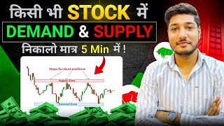 How to Trade in Supply and Demand Zones  Stock Trading Intraday Strategy trading [upl. by Ishii]