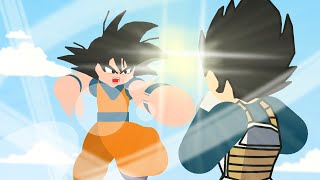 Goku Vs VegetaShort [upl. by Jobey553]