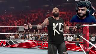 Gaunlet Match WWE 2K24  Kevin Ovens Vs 3 Other Players With Facecam Reaction Full Match Highlights [upl. by Eerok10]