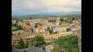 San Casciano in Val di Pesa FI Tuscany Italy  View from the top of the Torre dellAcqua [upl. by Yllop]