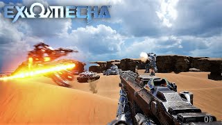 Exomecha Gameplay Trailer 4K New Free To Play Multiplayer FPS Game 2021 [upl. by Etiragram]