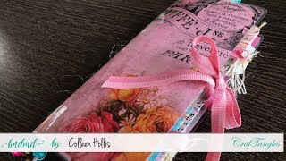 DIY Travelers notebook signature mini album [upl. by Todhunter]