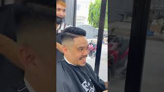 HIGH FADE COMB OVER SIDE PART haircuttutorials barbershopbacolod haircuttutorials bacolodcity [upl. by Tadio]