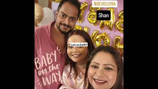 Devoleena Bhattacharjee Baby Shower 💕babyshower devoleenabhattacharjee [upl. by Notsgnik]