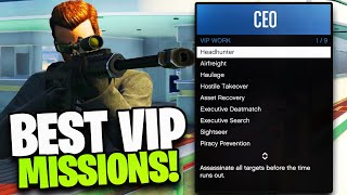 TOP 5 BEST GTA ONLINE PAID VIP WORK MISSIONS [upl. by Carlene]