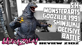 SH MONSTERARTS GODZILLA 1991 SHINJUKU DECISIVE BATTLE  Review 2102 [upl. by Dowlen]