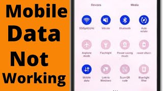 Mobile data not Working  How to Fix Mobile data not Working Android  Samsung  Oppo  Vivo  2022 [upl. by Ednarb]