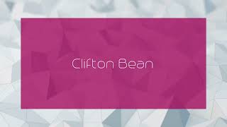 Clifton Bean  appearance [upl. by Meit402]