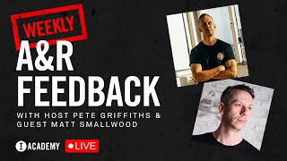 LIVE AampR SESSION with Pete Griffiths amp Matt Smallwood [upl. by Nirret]