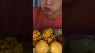 BHC CHICKEN MUKBANG ASMR  Bburinkle Crispy Chicken Rabokki Cheeseball  Coke [upl. by Nicolle692]