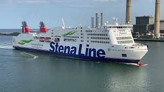 MV Stena Adventurer Arrives at Dublin 22523 [upl. by Truman799]