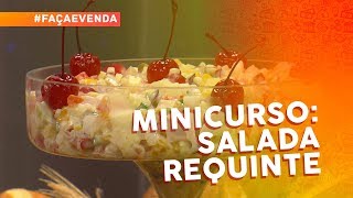 Minicurso de saladas para festas salada requinte [upl. by Chrisy328]