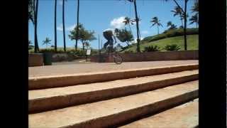 BMX Flatland Freestyle  Ala Moana Hawaii  May 2012 [upl. by Burkle]