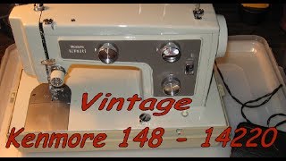 Vintage Kenmore 148 14220 Demonstration A Little Jewel [upl. by Ruhtracam]