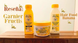 Reseña Garnier Fructis Hair Food Banana  Andy ML [upl. by Letnuahs]