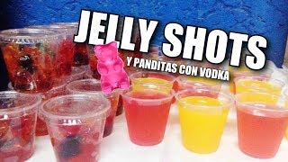 JELLY SHOTS Y GOMITAS CON VODKA ♡ Lu AlFer [upl. by Ihsakat]