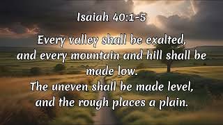 Isaiah 4015 Bible Memory Song  Comforting and Calming [upl. by Harrak986]