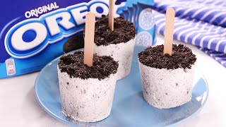 Helado de Oreo muy Fácil con 4 Ingredientes y SIN máquina heladera [upl. by Arimat]