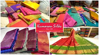 Kumaran silks starting 900 Rs semi silk sarees  semi soft silk unique soft silk sarees collection [upl. by Bouchard]