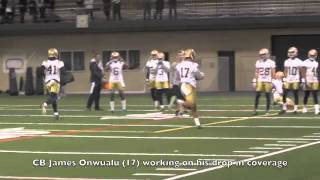 Video ND Spring Practice Day 1 Highlights [upl. by Hasila173]