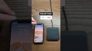 USBC Charging Port VS Quad Lock MAG Wireless Charging Pad for your iPhone shorts [upl. by Obnukotalo515]