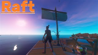 Raft HardPermadeath Episode 1  Getting Started While Cripplingly Sick 4K Quality amp 60 FPS [upl. by Eisele]