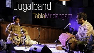 Jugalbandi tabla  mridangam  Shahbaz Hussain Pirashanna Thevarajah [upl. by Nylhtak]