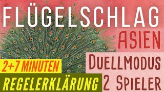 Flügelschlag Asien Erweiterung Regeln Anleitung Duel Version 2 Spieler  Übersicht [upl. by Agamemnon]