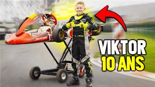 Viktor 10 ans présente son KARTING de compétition Redspeed X30 [upl. by Mcgee]