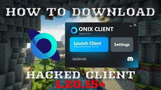 Download ONIX Hacked Client For Minecraft Bedrock 12015 OP [upl. by Brita]