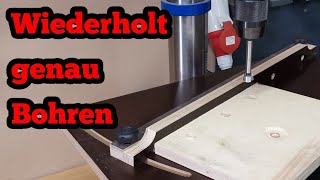 Bohrtisch für die Standbohrmaschine  Tischbohrmaschine selber bauen  Bastel Town [upl. by Krigsman]