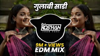 Gulabi Sadi  Edm Mix  Dj Niklya Sn amp Dj Roshan Pune  Its Roshya Style [upl. by Wilsey]