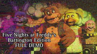 Five Nights at Freddys Battington edition FNaF Fan Game [upl. by Camden653]