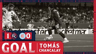 GOAL  Tomás Chancalay opens the scoring for the Revolution [upl. by Schlenger]