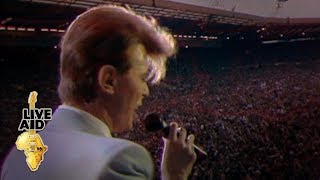 David Bowie  Rebel Rebel Live Aid 1985 [upl. by Friedly]