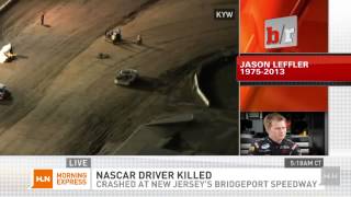 NASCAR driver Jason Leffler killed in crash [upl. by Franni304]