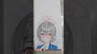 Gambar Ayane dari anime Blue Archive shorts anime gambar drawing art [upl. by Meares]