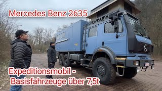 Expeditionsmobil Vorstellung  Mercedes Benz SK2635 6x6  Basisfahrzeug über 75t [upl. by Ielhsa551]