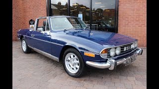 1974 Triumph Stag 30 V8 4Speed Manual [upl. by Leirda672]